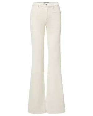 Crosbie Cord Wide Leg in Ecru
