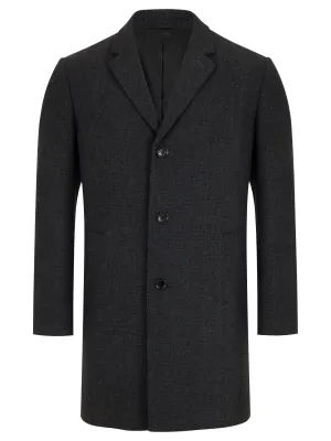 Daniel Grahame Mens Osbourne Overcoat 90461/09 Charcoal