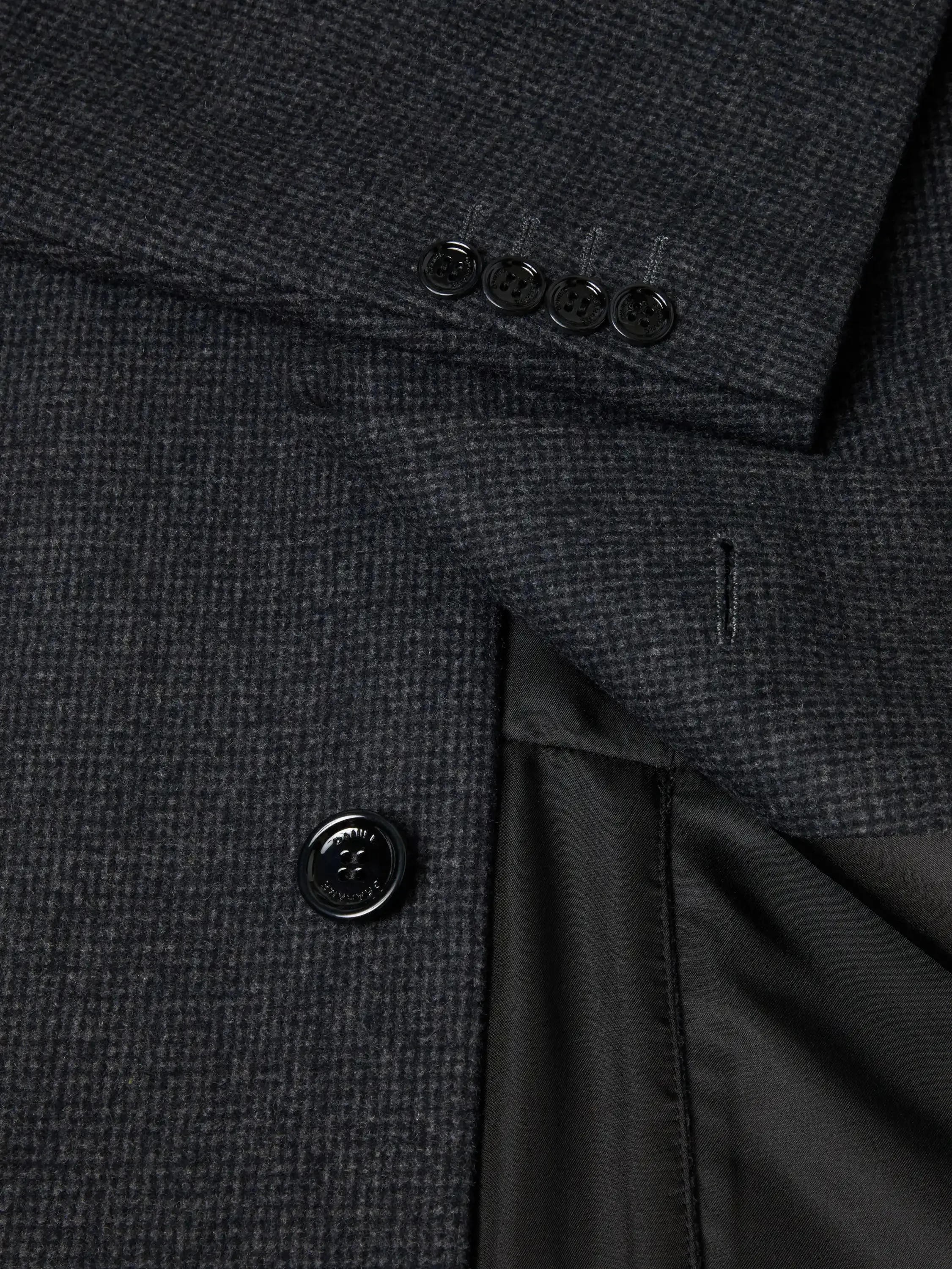 Daniel Grahame Mens Osbourne Overcoat 90461/09 Charcoal