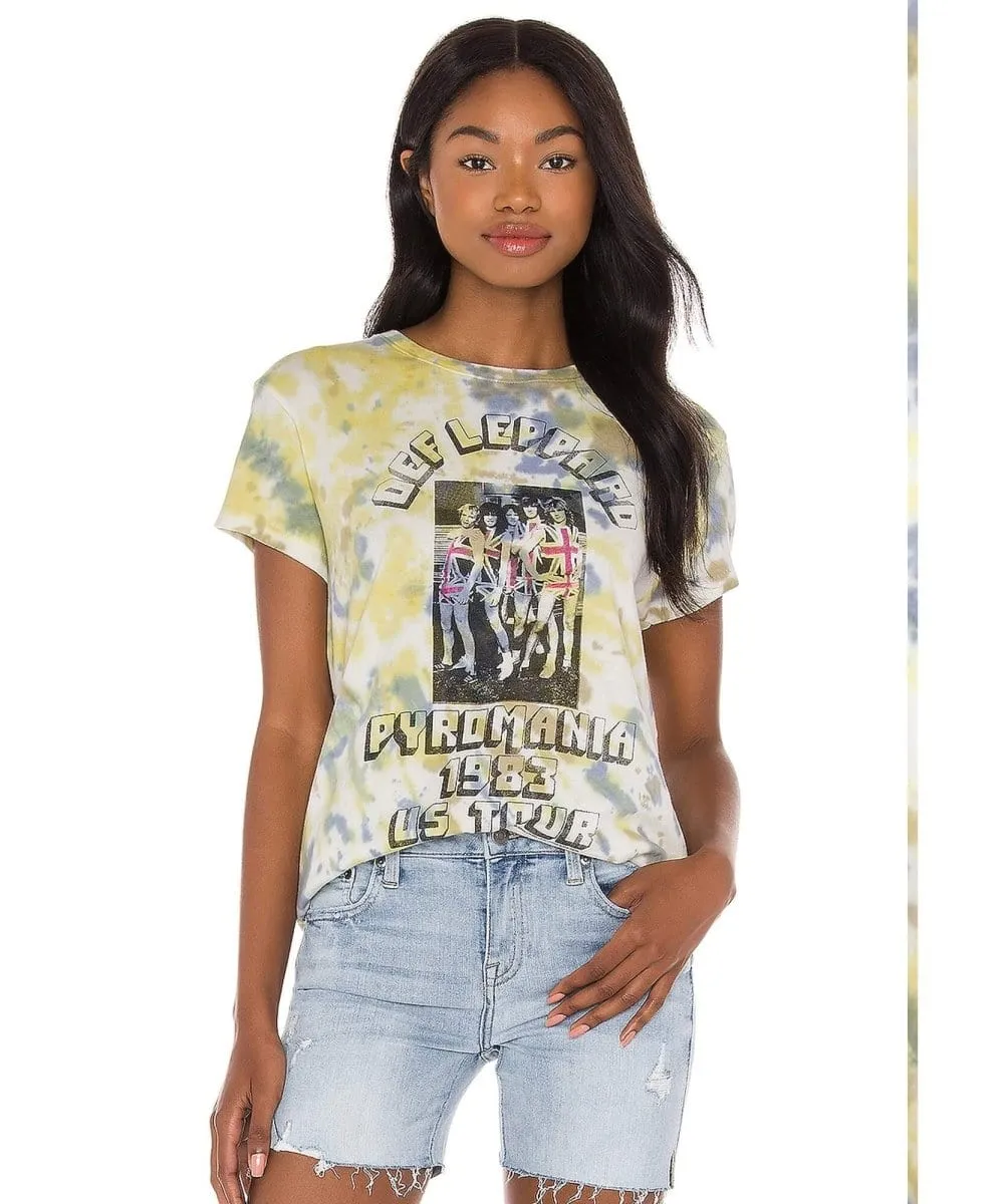 Def Leopard Tie Dye 1983 US Tour Tee