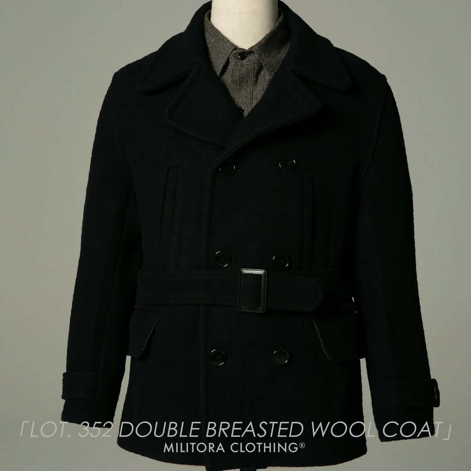 Double-Breasted Wool Coat