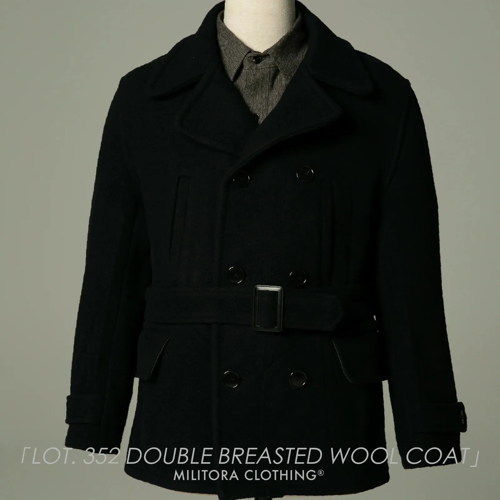 Double-Breasted Wool Coat