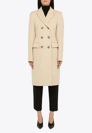 Double-Breasted Wool Coat