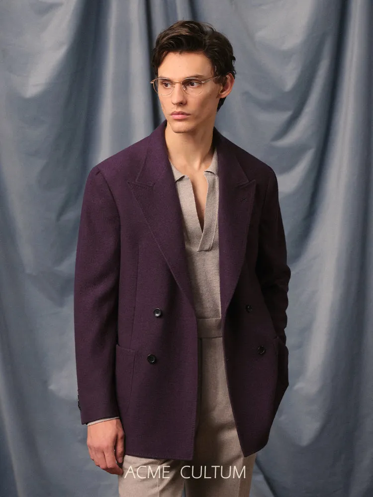 Double-Breasted Wool Jacket