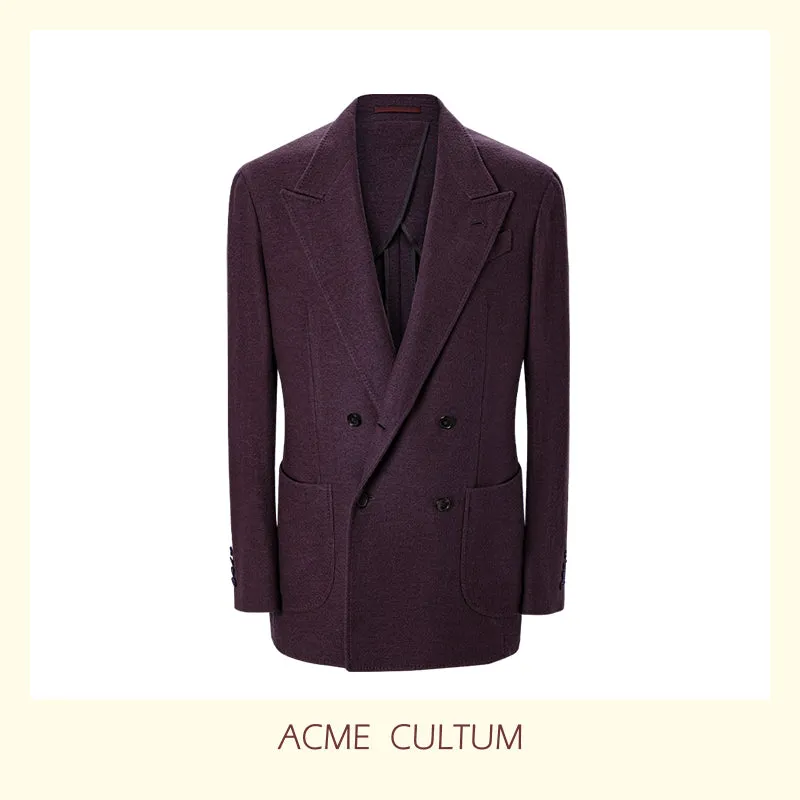 Double-Breasted Wool Jacket