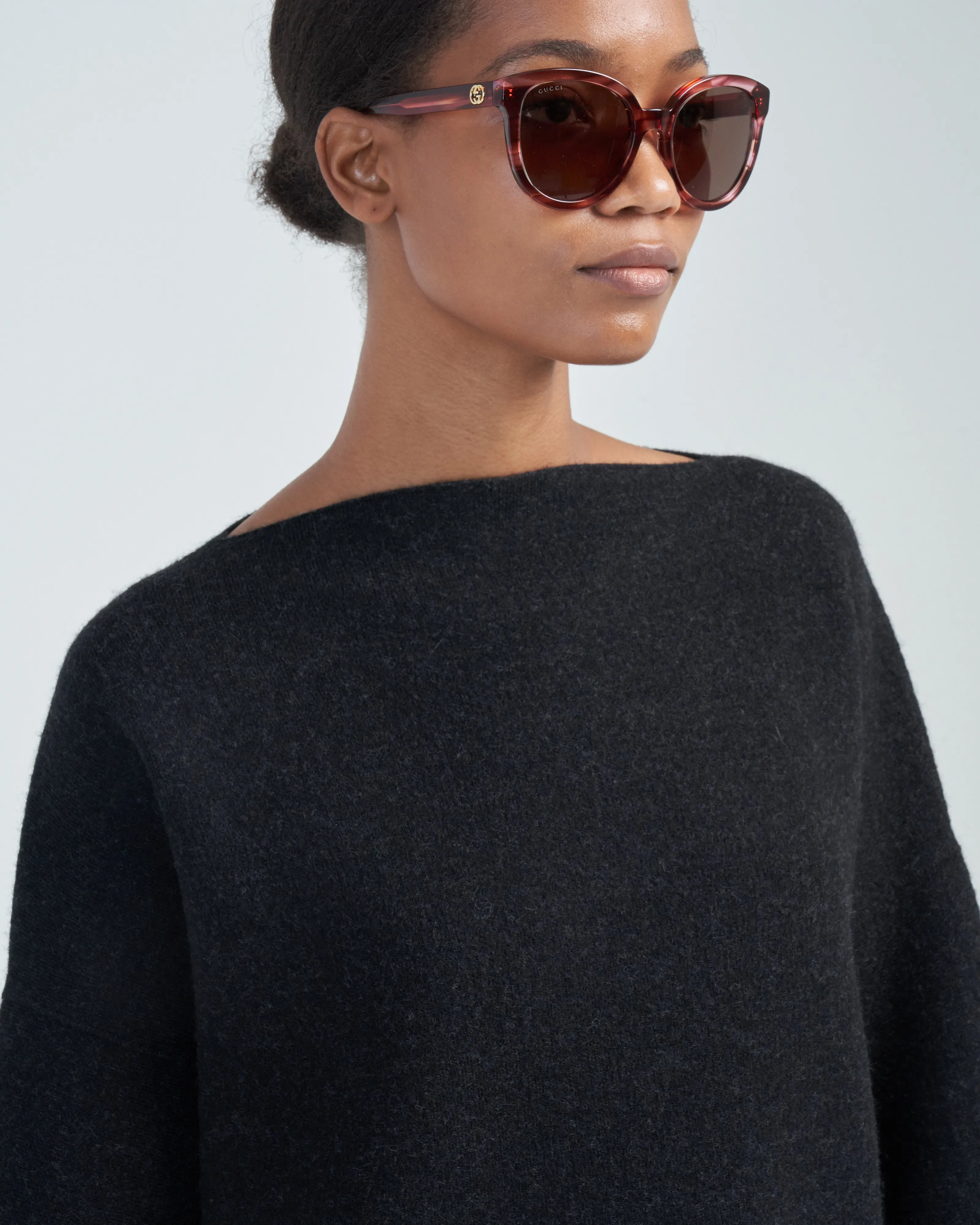 double knit boatneck dress