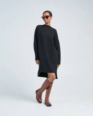 double knit boatneck dress