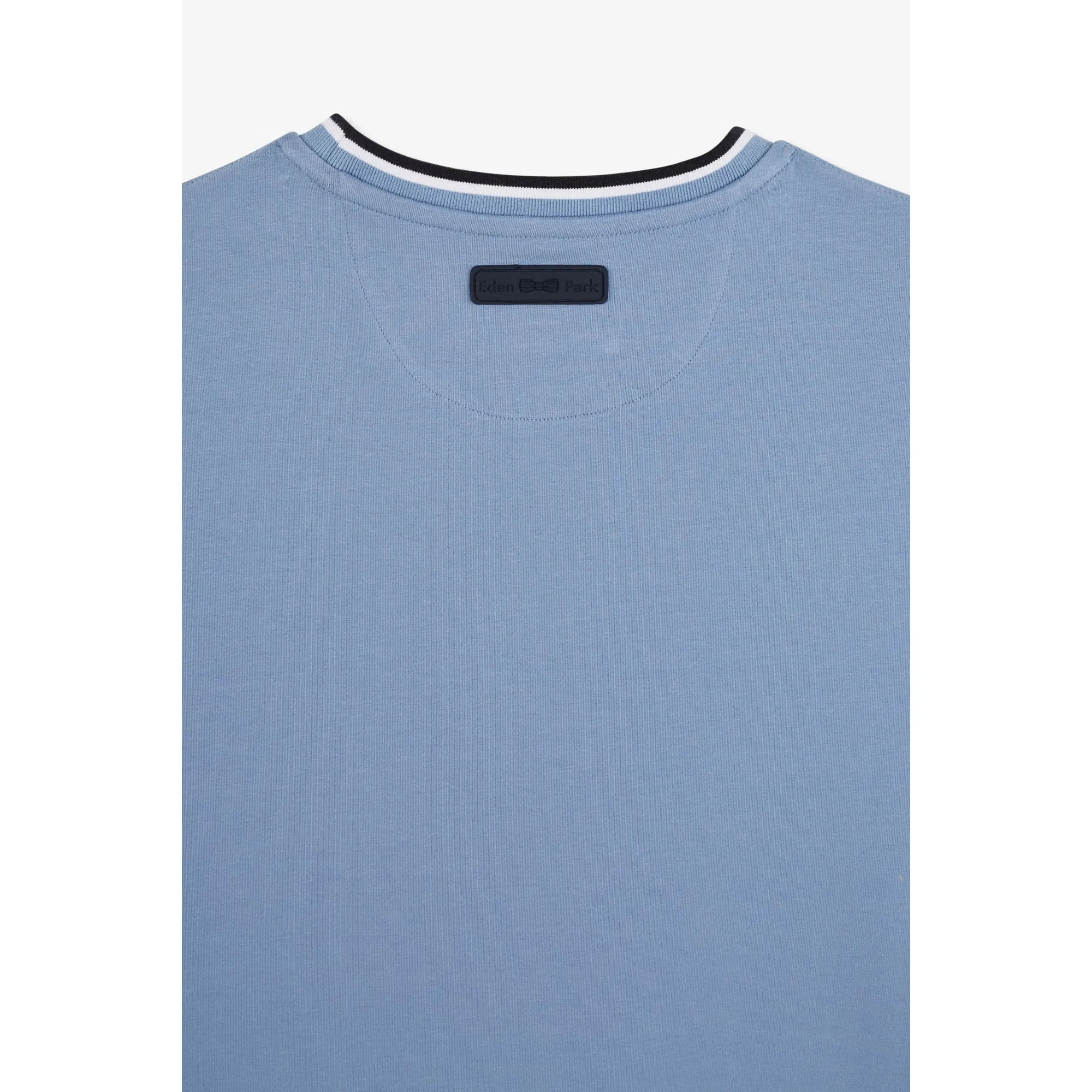 Eden Park Gents Plain Light Blue Short Sleeve T-Shirt