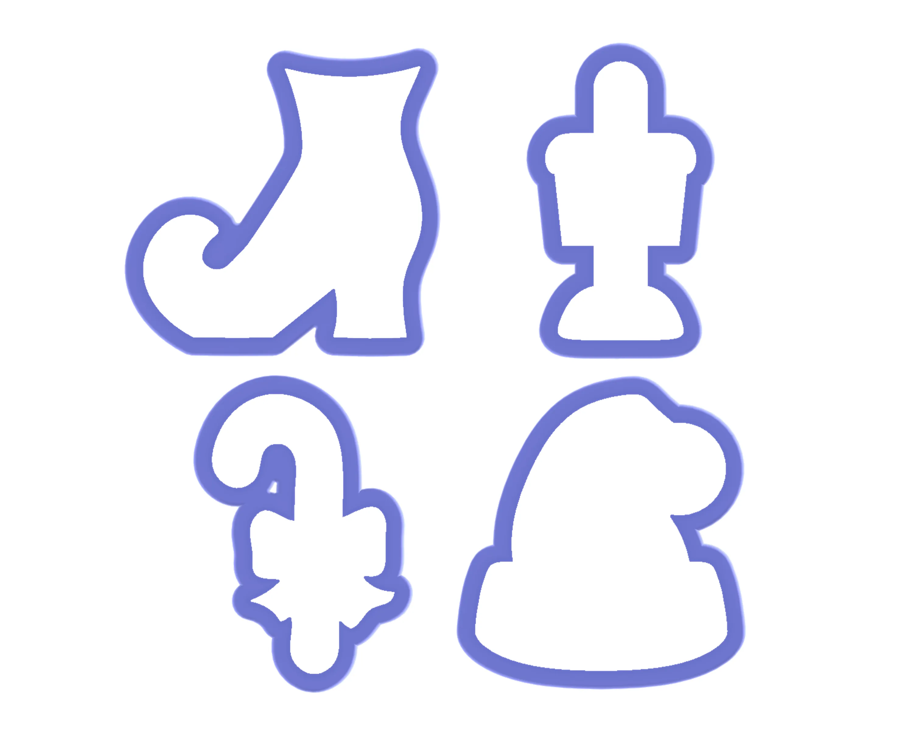 Elf Cookie Cutter Set