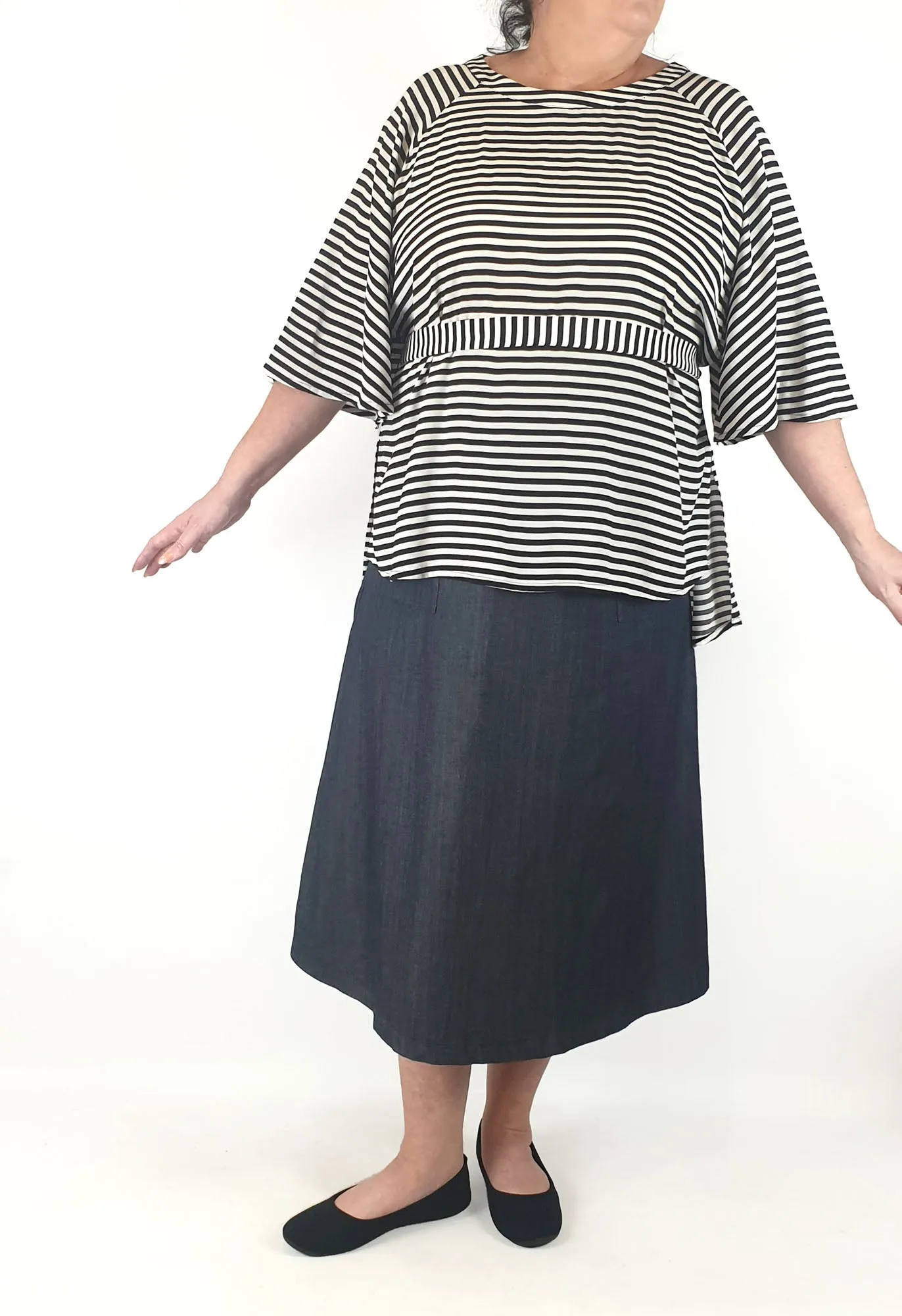 Elk striped top size 18