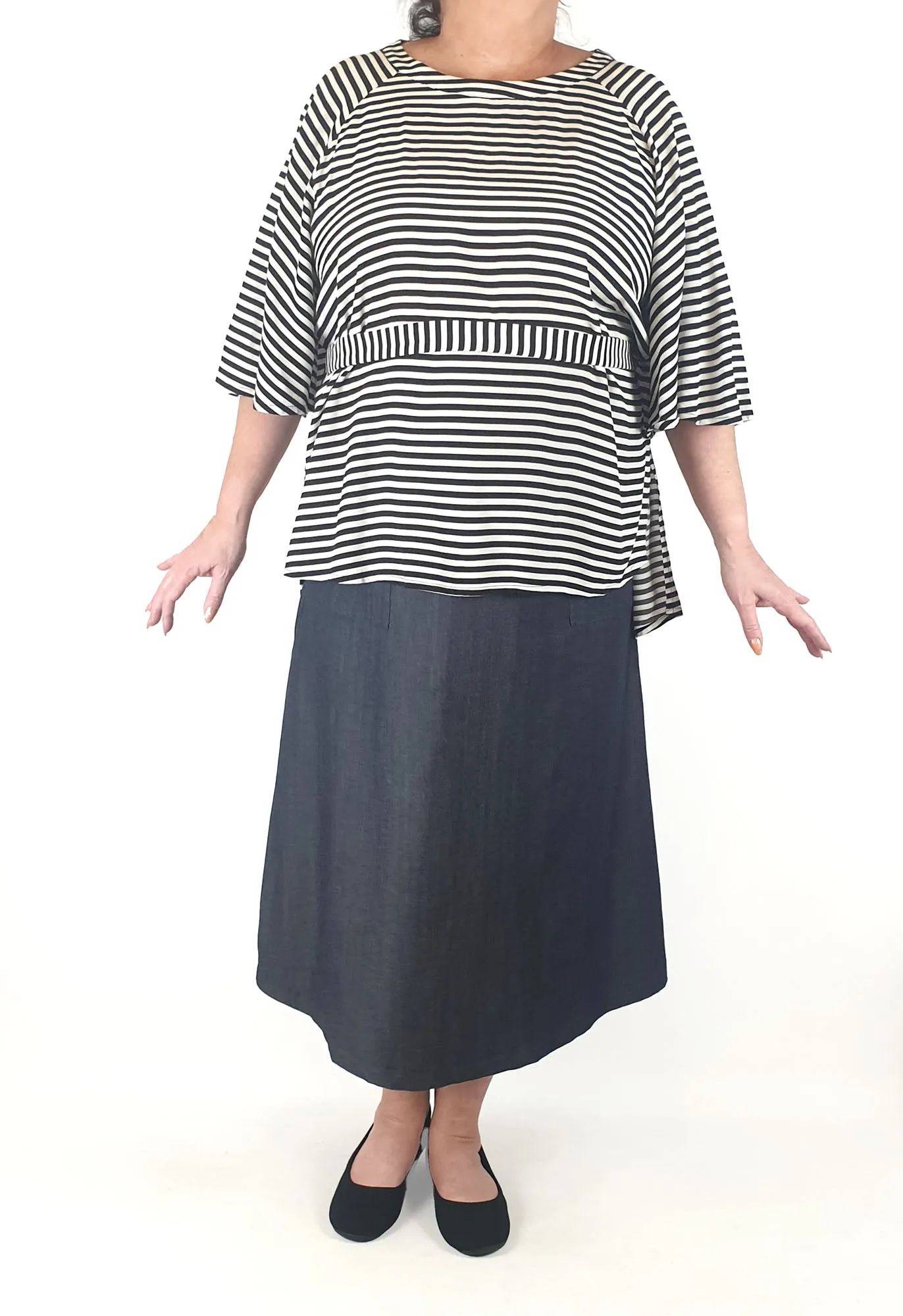 Elk striped top size 18