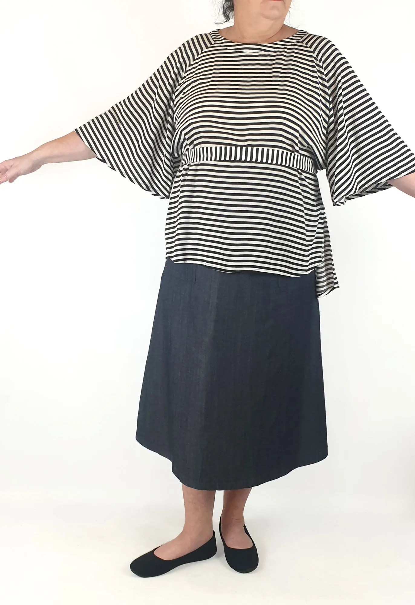 Elk striped top size 18