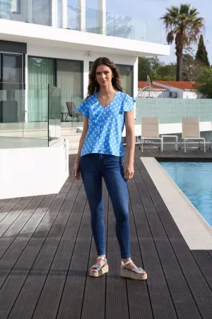 Emery Top | Sky Blue