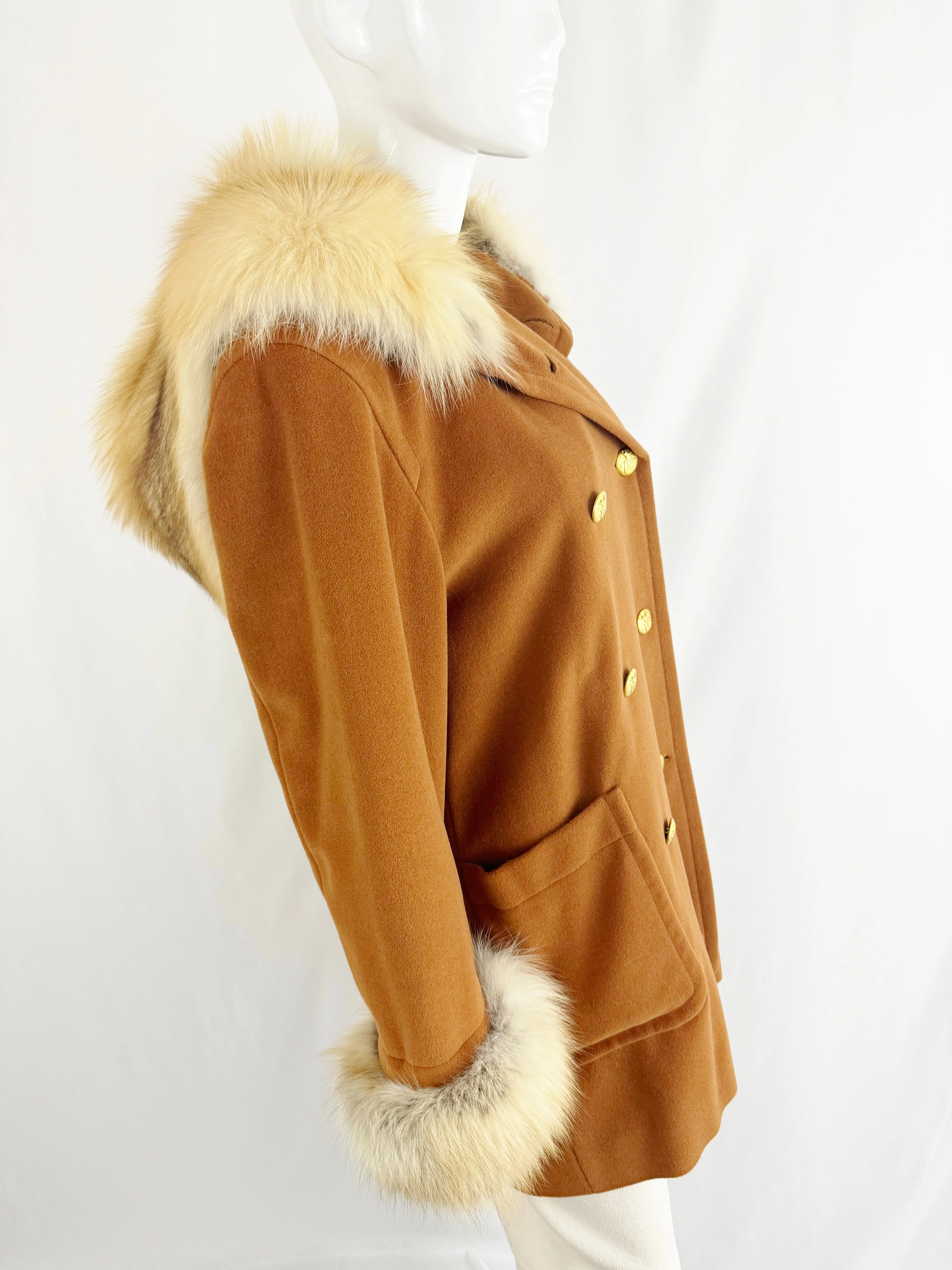 Escada Cashmere Blend Coat Size 4