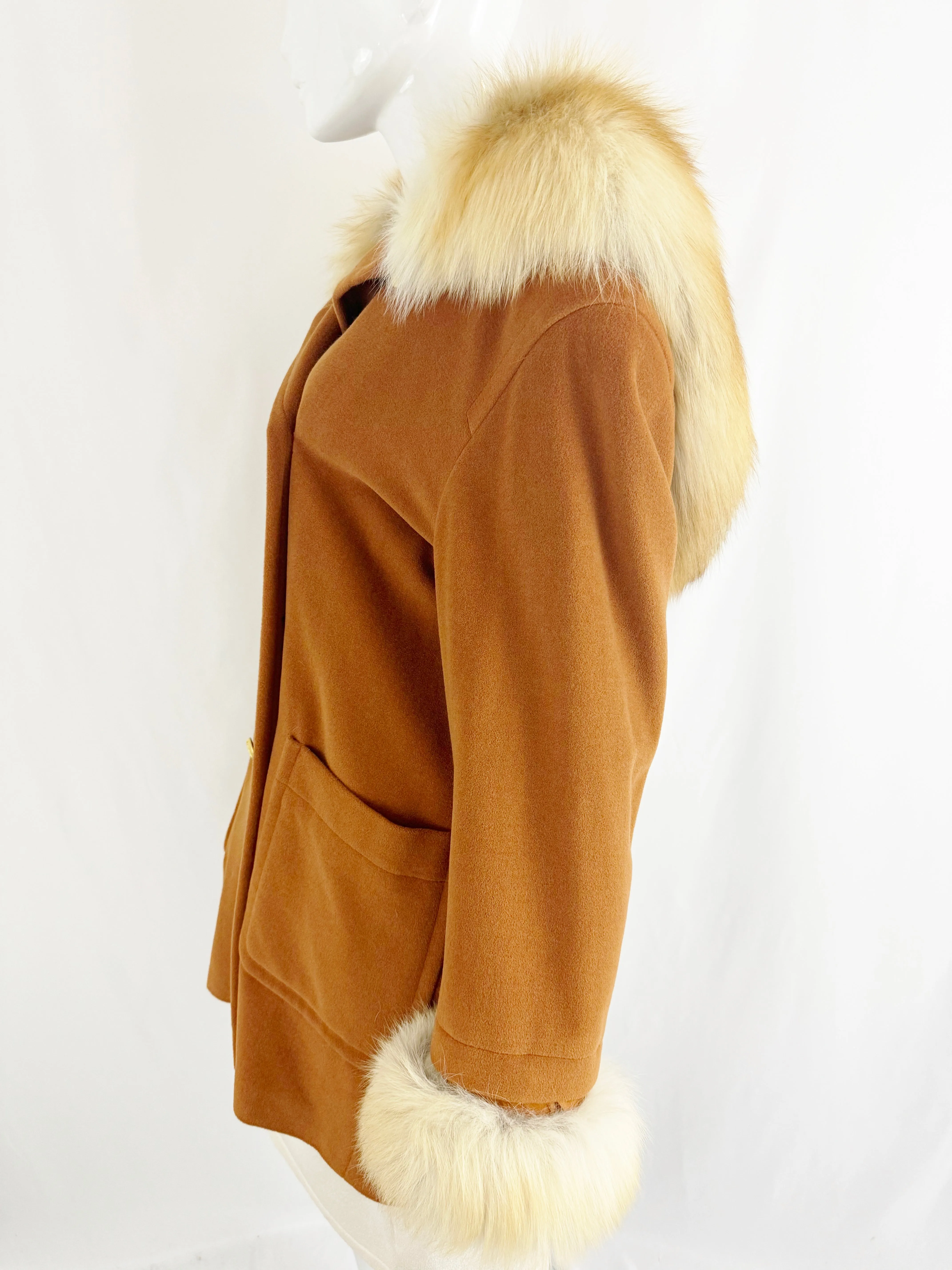Escada Cashmere Blend Coat Size 4