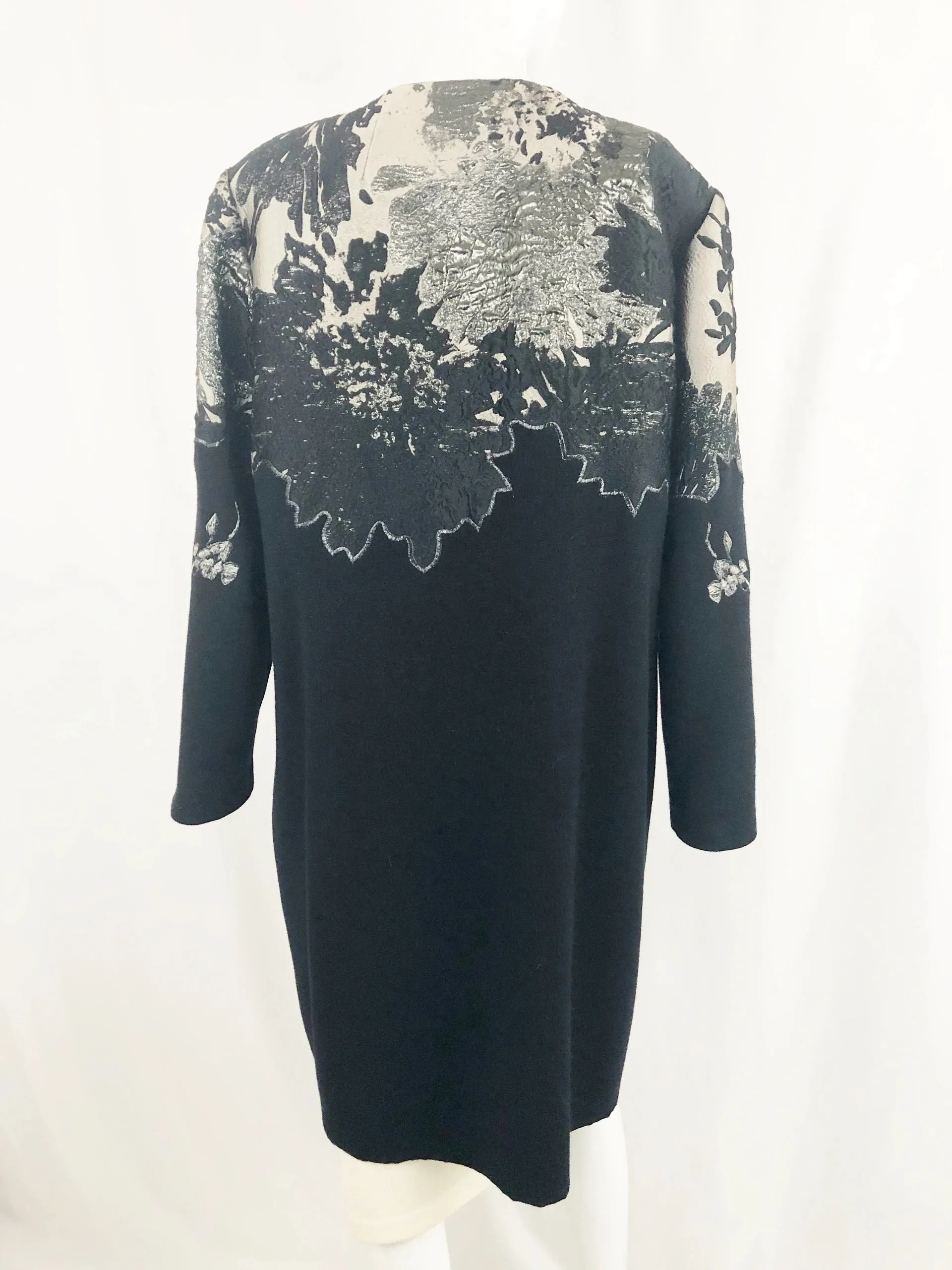 Escada Embellished Wool Coat Size Large