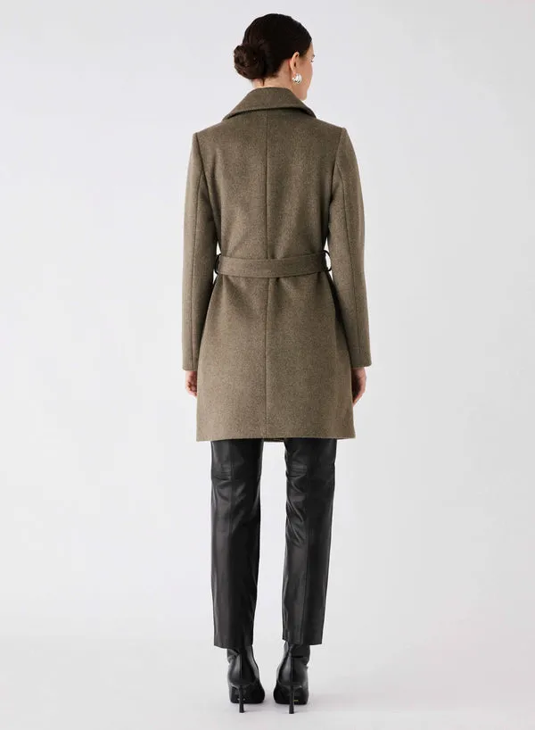 Esmaee Unattended Coat - Khaki