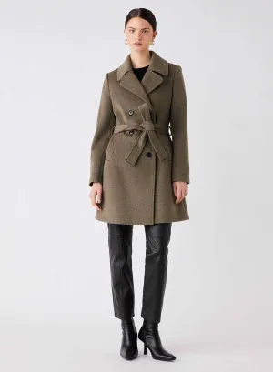 Esmaee Unattended Coat - Khaki