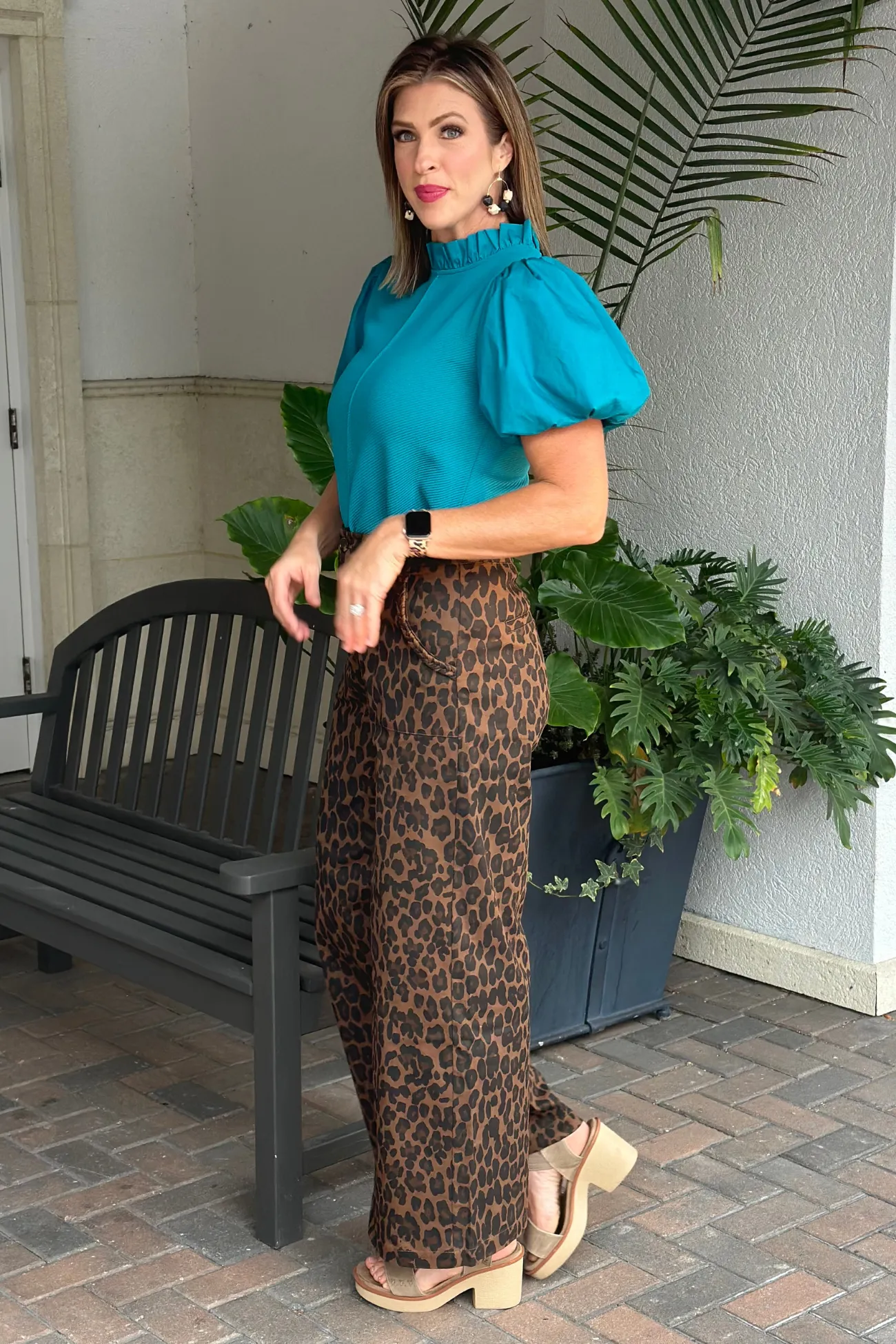 Eternal Romance Leopard Print Pants