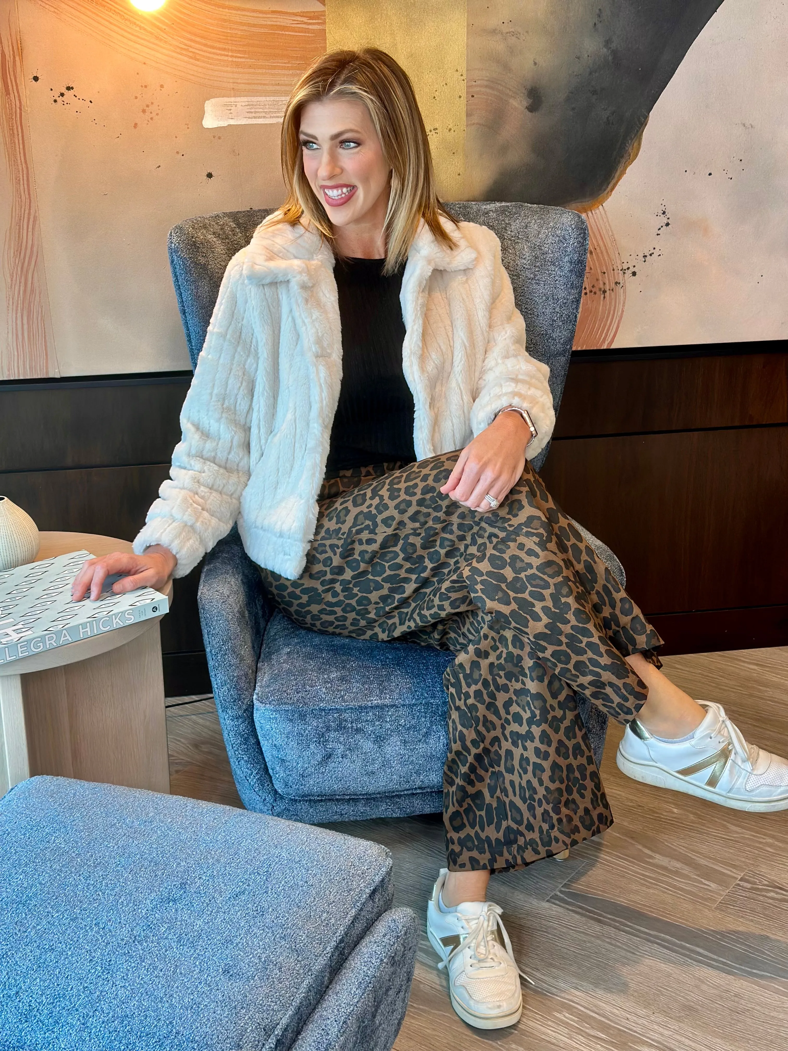 Eternal Romance Leopard Print Pants