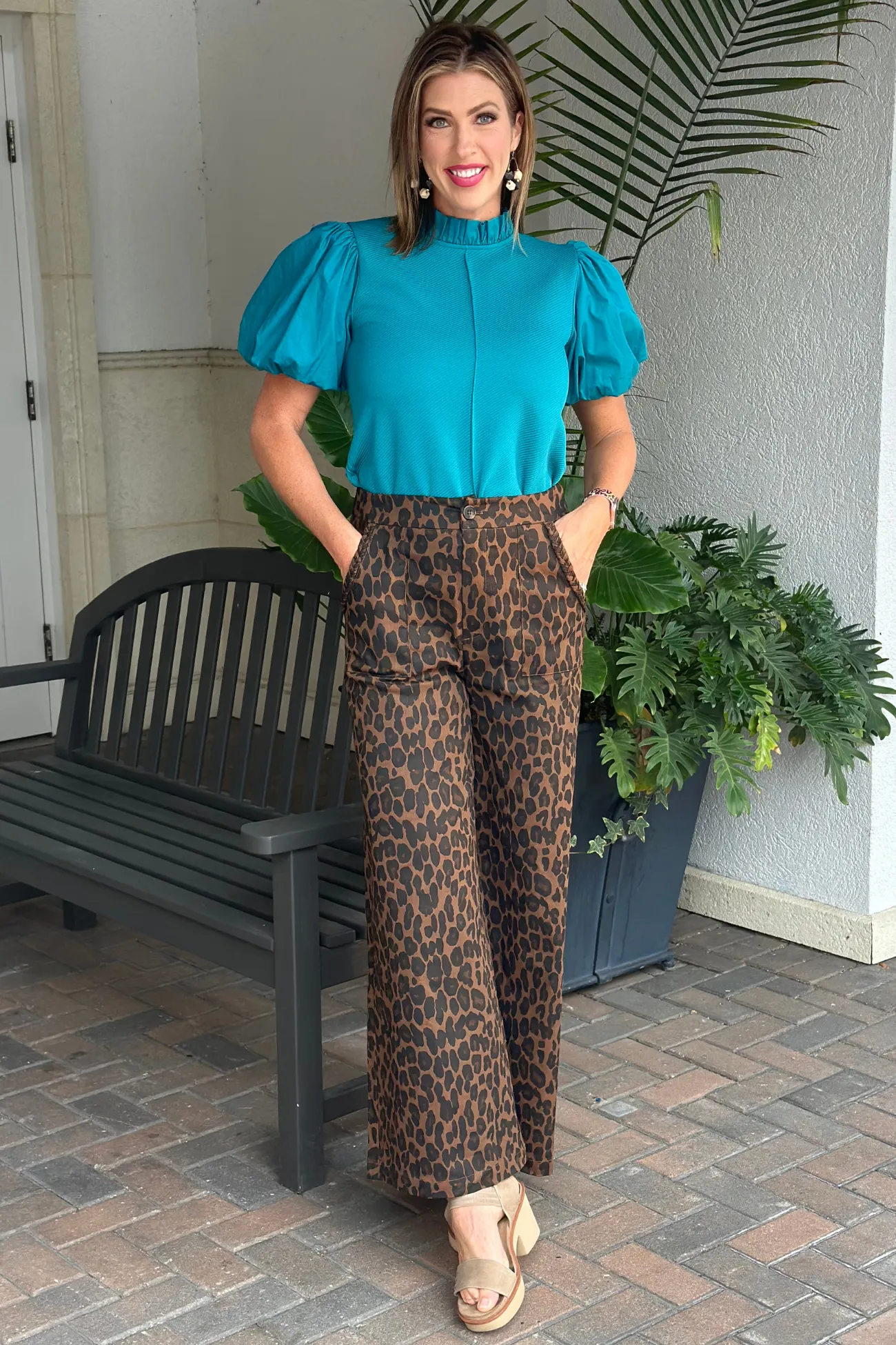 Eternal Romance Leopard Print Pants
