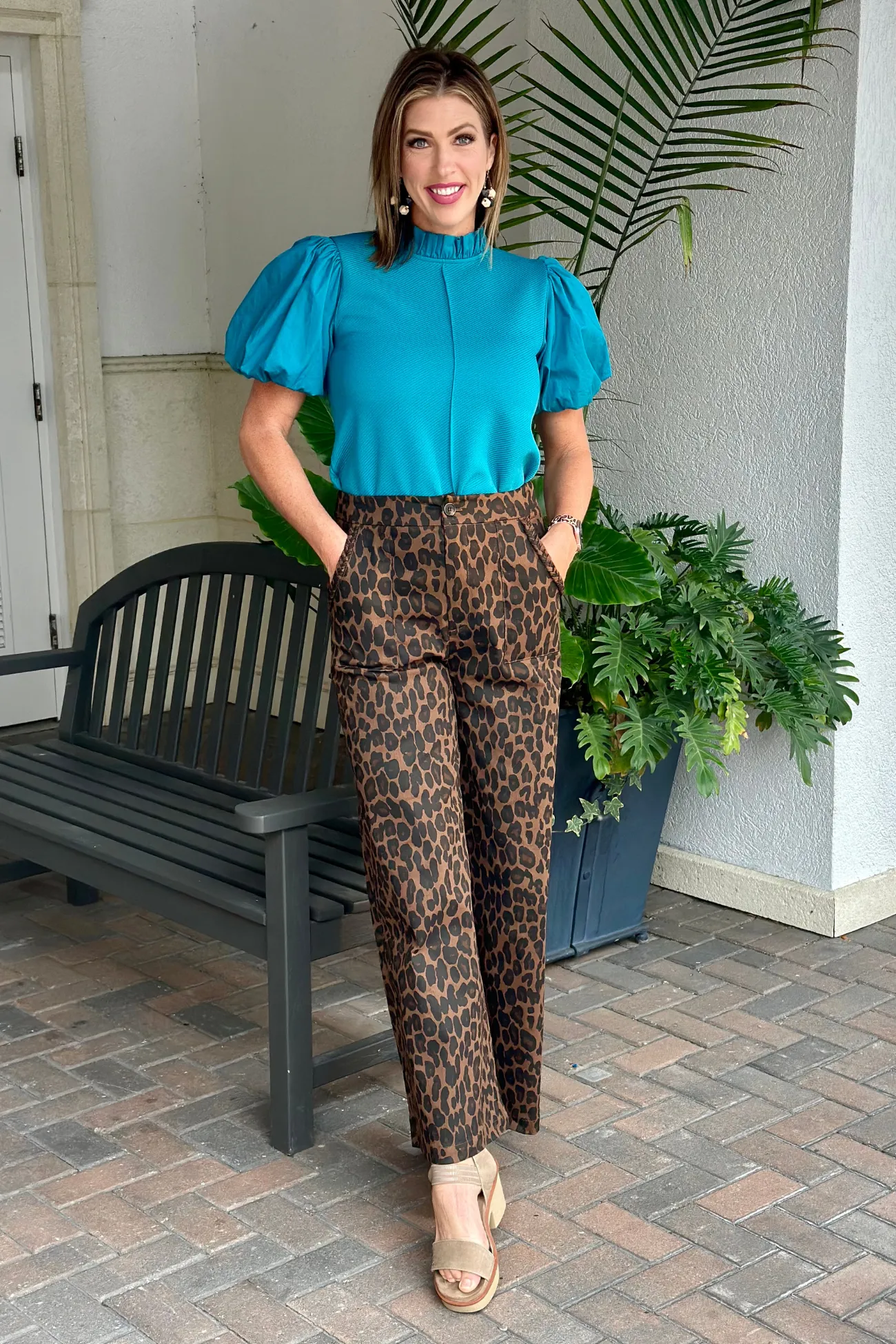 Eternal Romance Leopard Print Pants