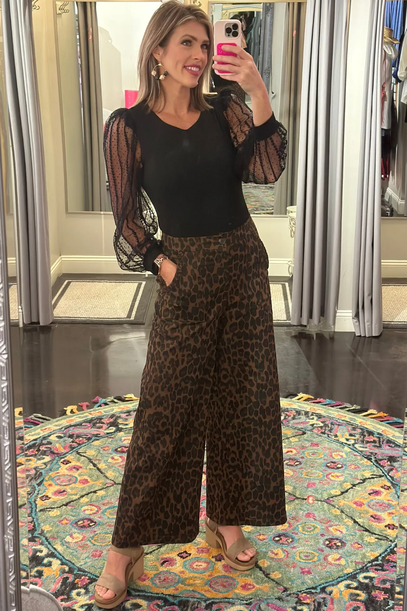 Eternal Romance Leopard Print Pants