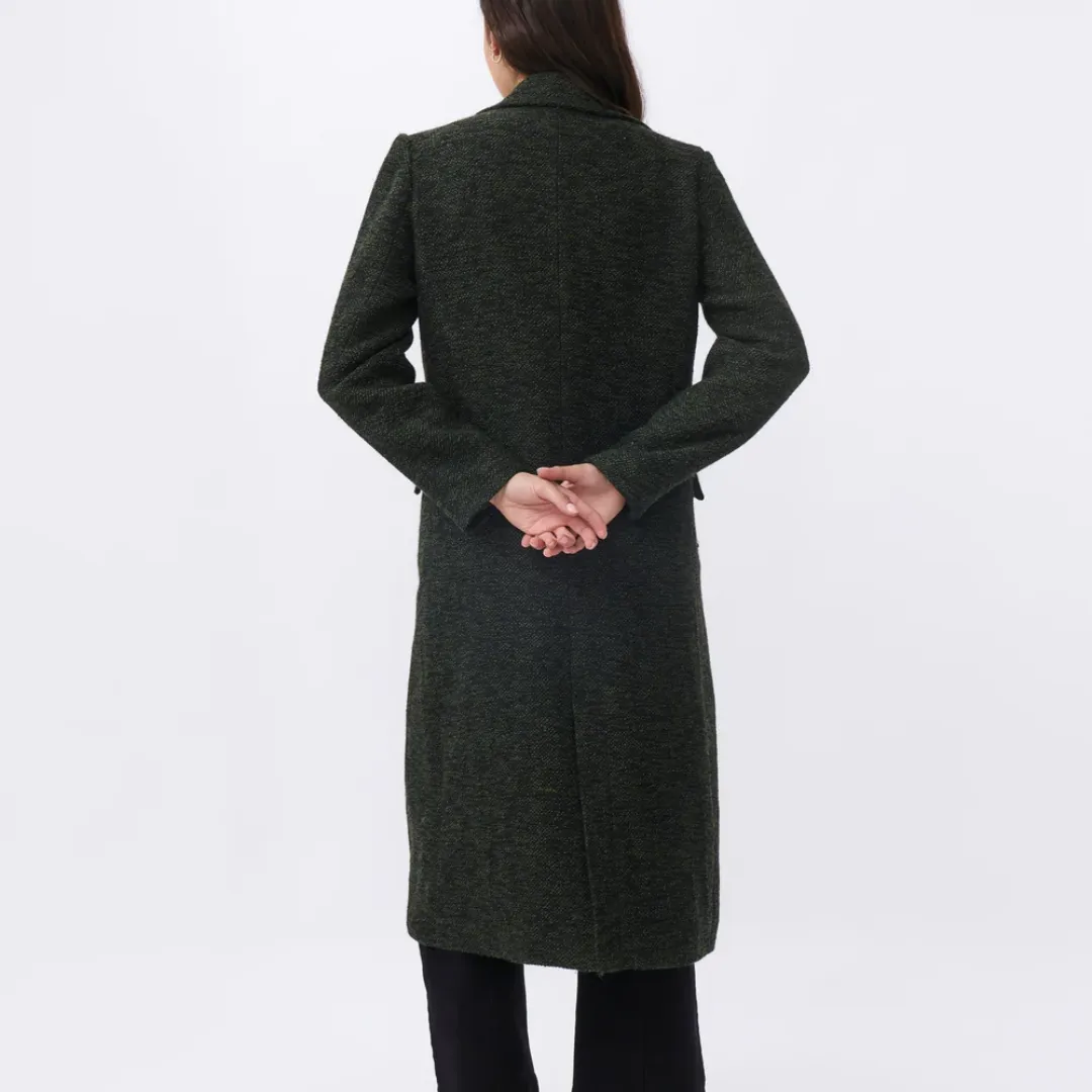 Etta Coat / Green   Black