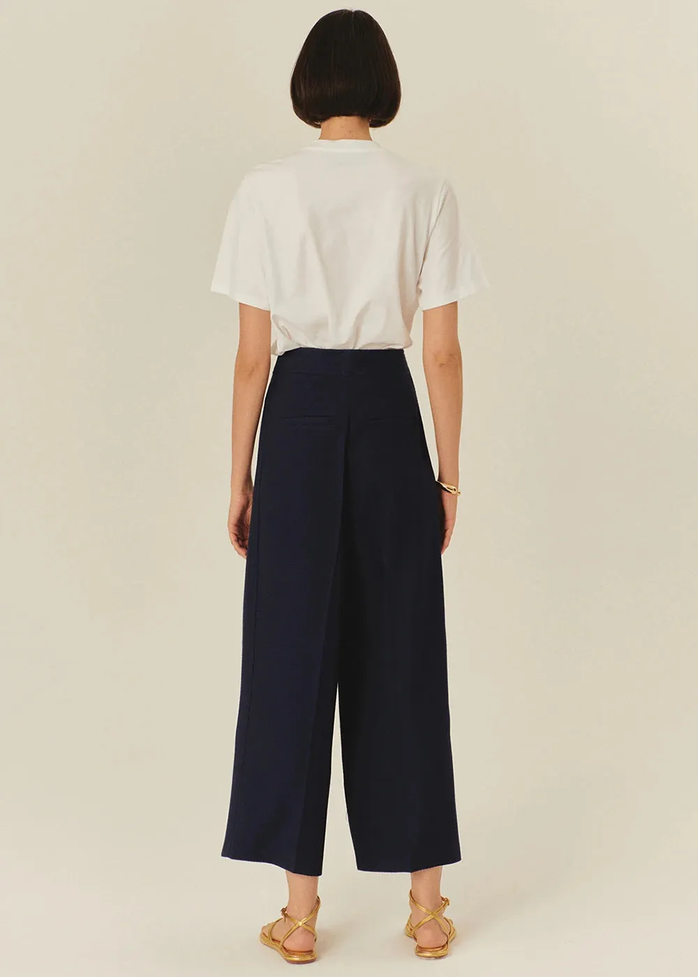Exquise Sophie Tailored Wide-Leg Trousers