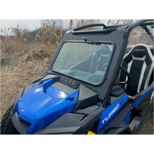 Extreme Metal Products Polaris RZR Turbo S Laminated Glass Windshield with Wiper