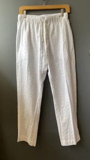 Eyelet Wide Leg Pants