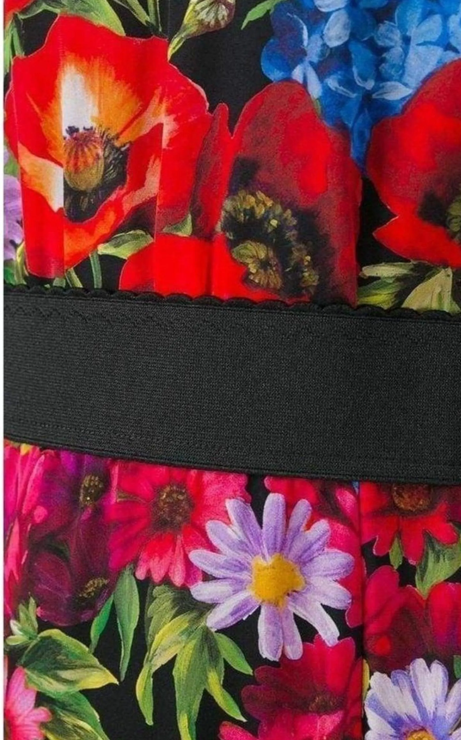Floral Print Silk Dress