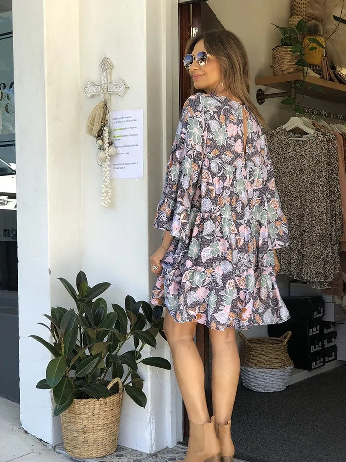 Florence Print Sander Mini Dress