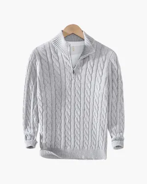 FLORENCE QUARTER ZIP SWEATER