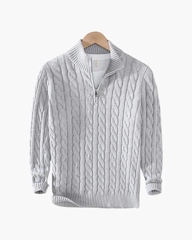 FLORENCE QUARTER ZIP SWEATER