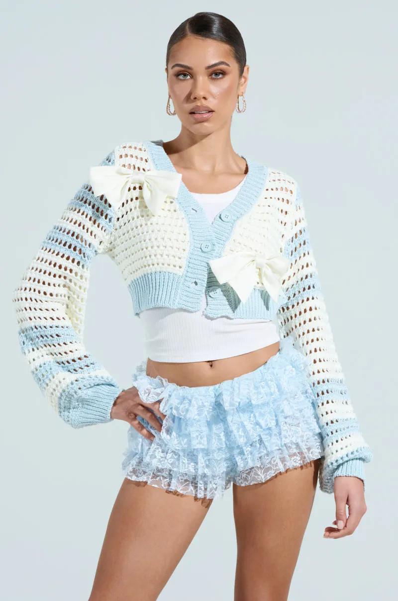 FLOWER GIRL CARDIGAN