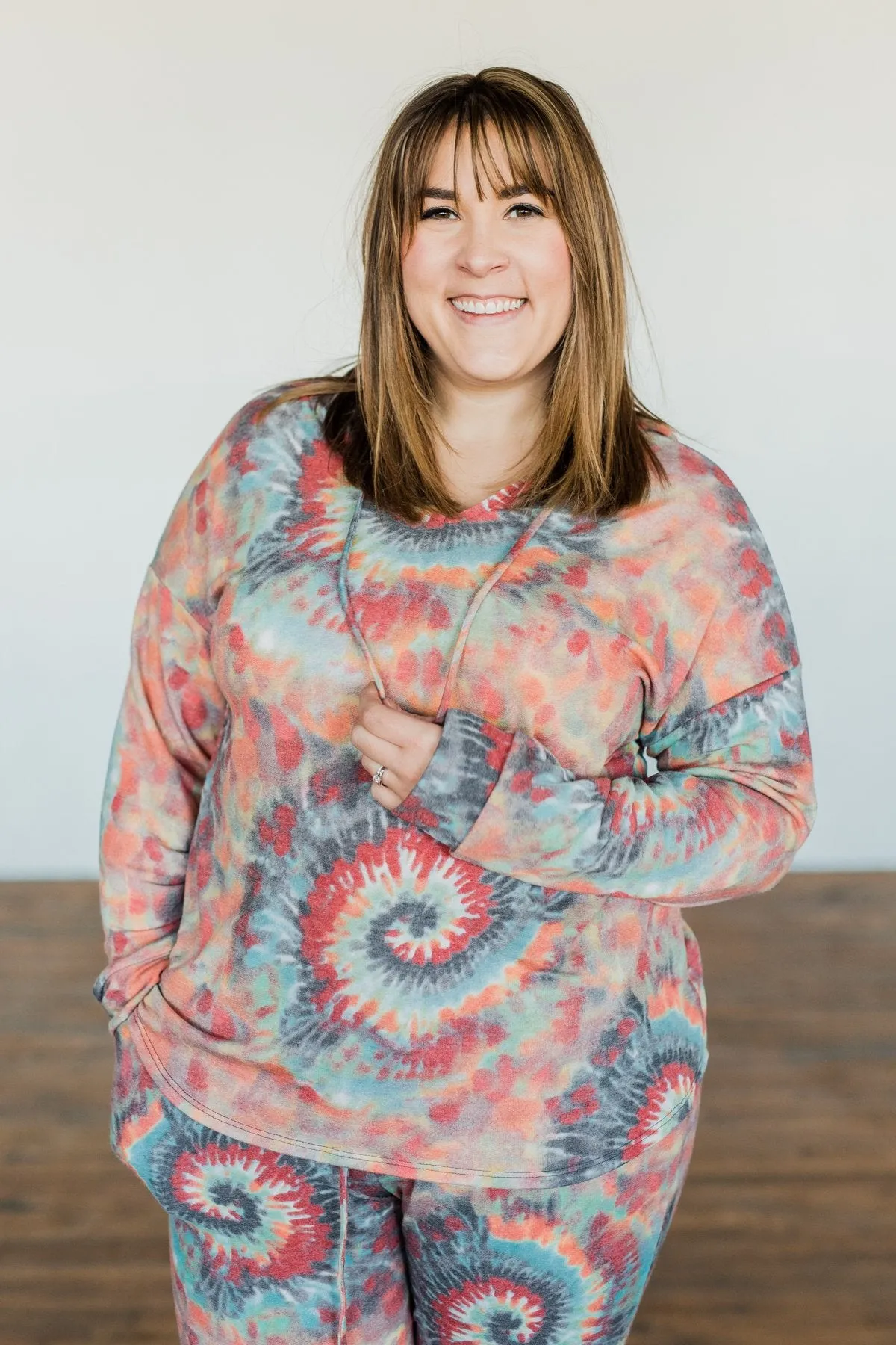 Follow The Sun Tie Dye Hoodie- Multi-Color