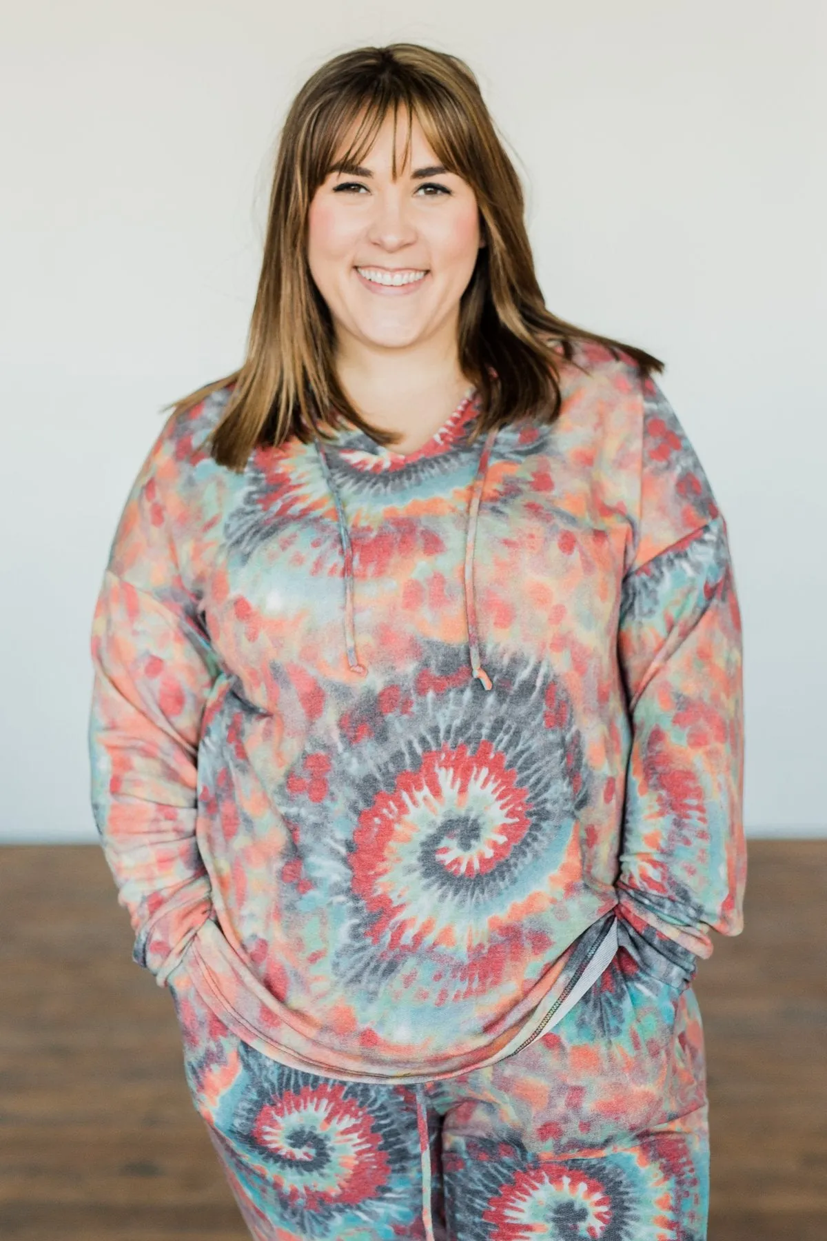 Follow The Sun Tie Dye Hoodie- Multi-Color