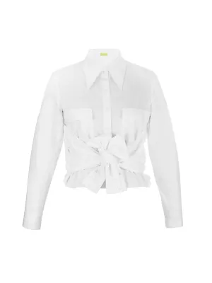 FOUR SLEEVE CROP SHIRT