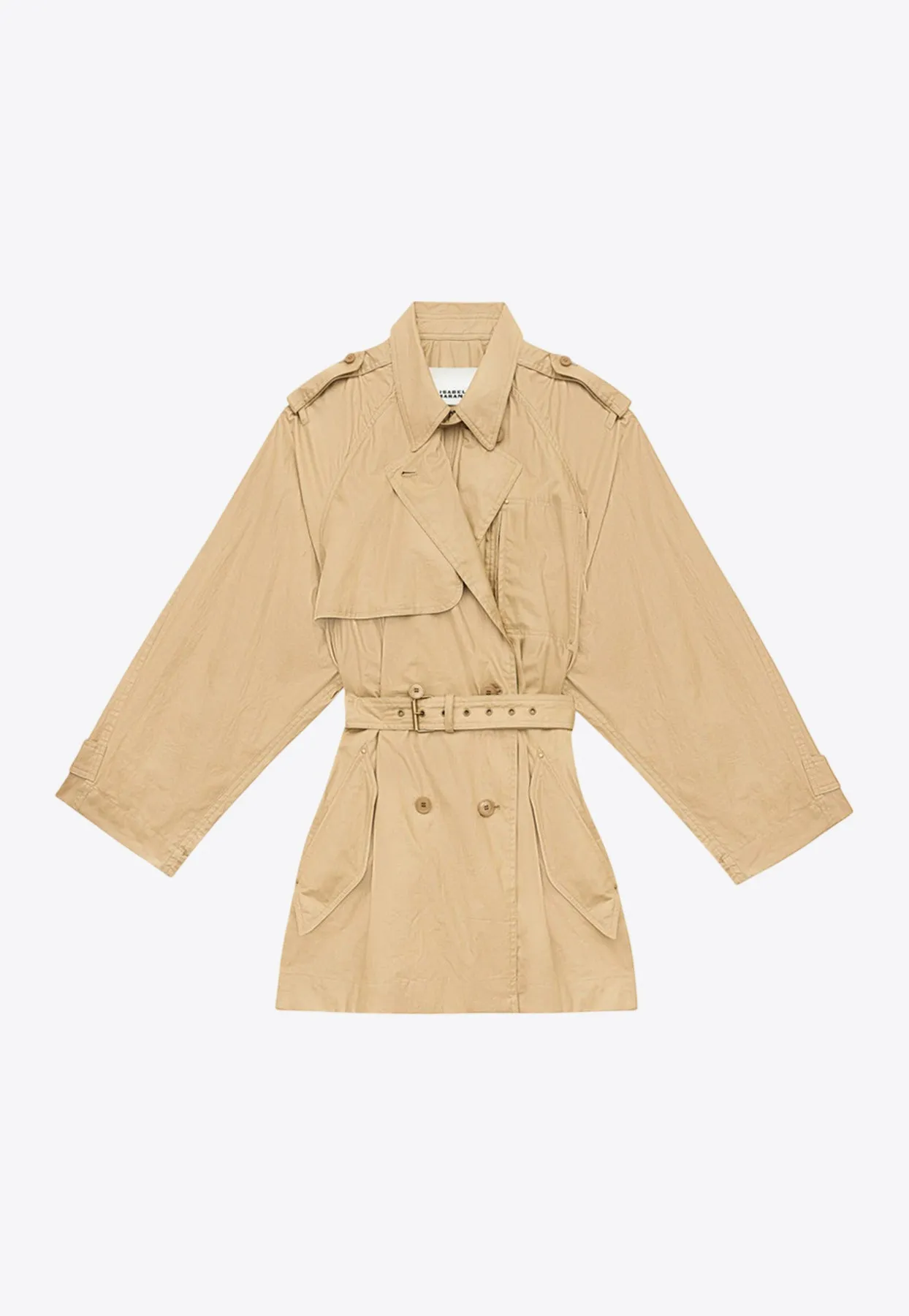 Franny Linen Trench Coat