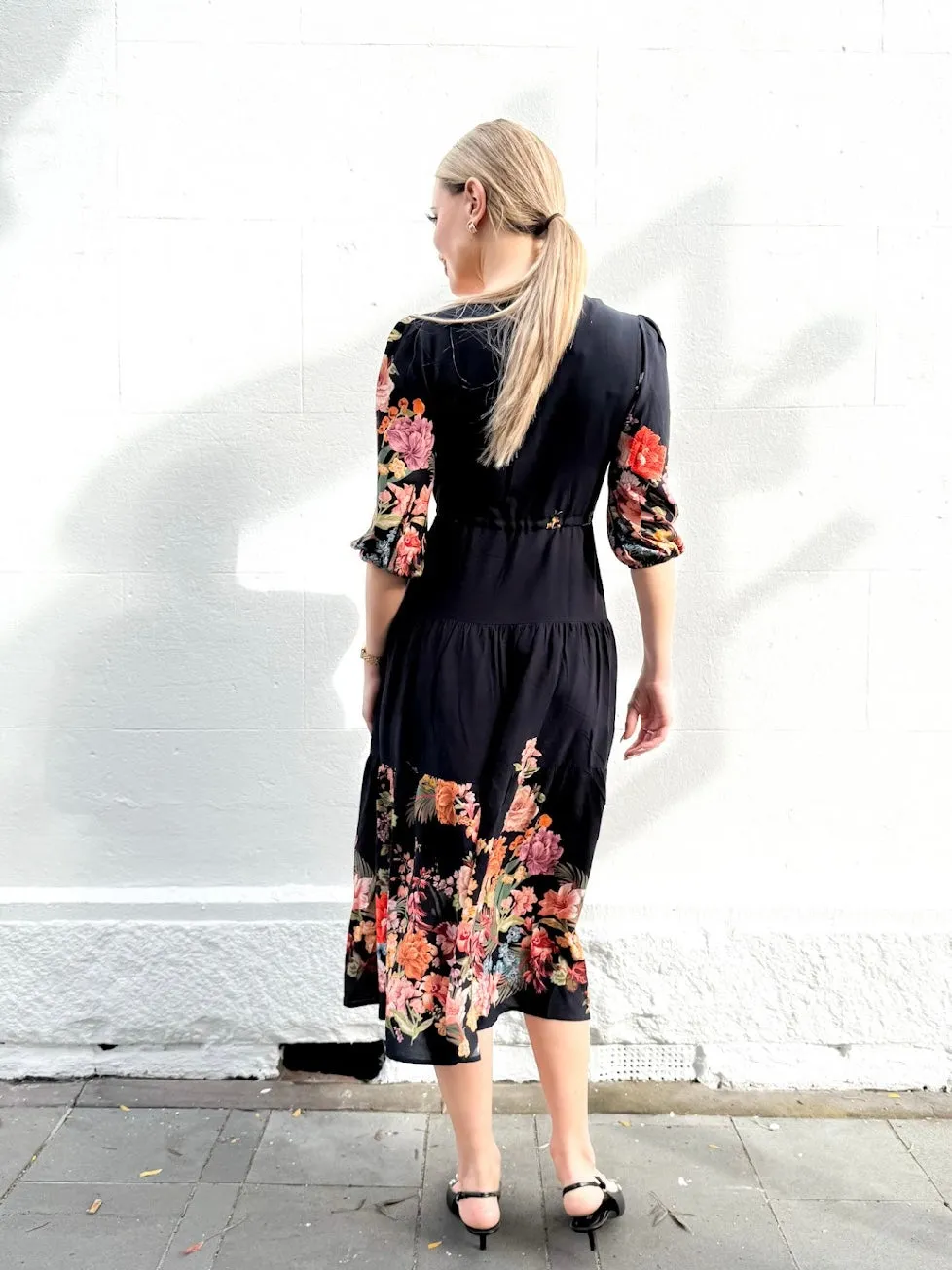 Fria Floral Maxi / Midi Dress