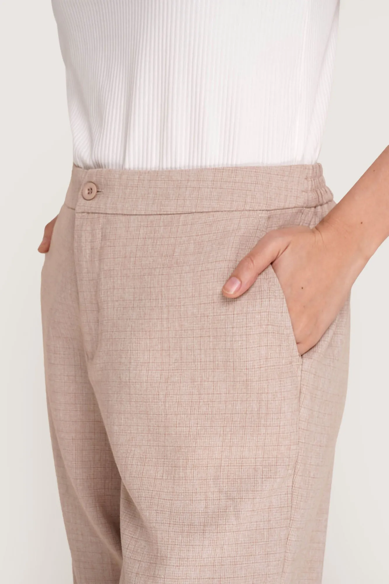 Full Length Checkered Cozy Pants
