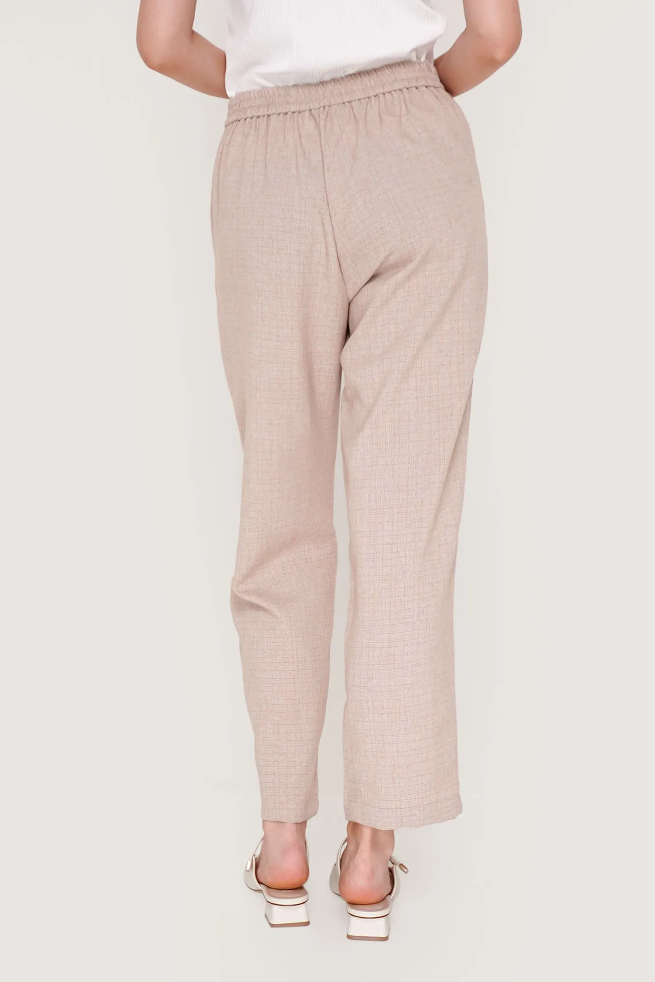 Full Length Checkered Cozy Pants