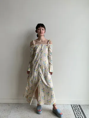 Ganni floral midi dress