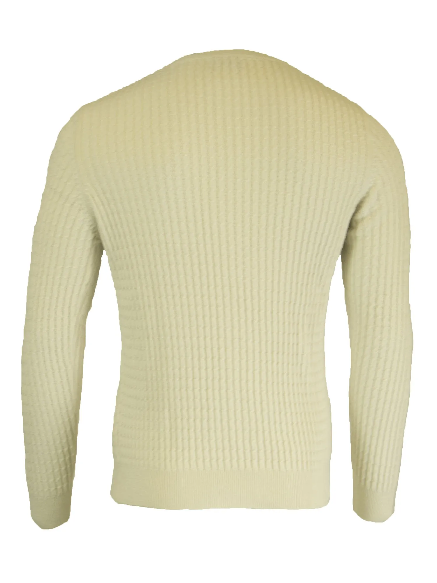 GANT Men's Cloudy Grey O1 Mini Cable Crew Sweater 86581 Size Medium $185 NWT
