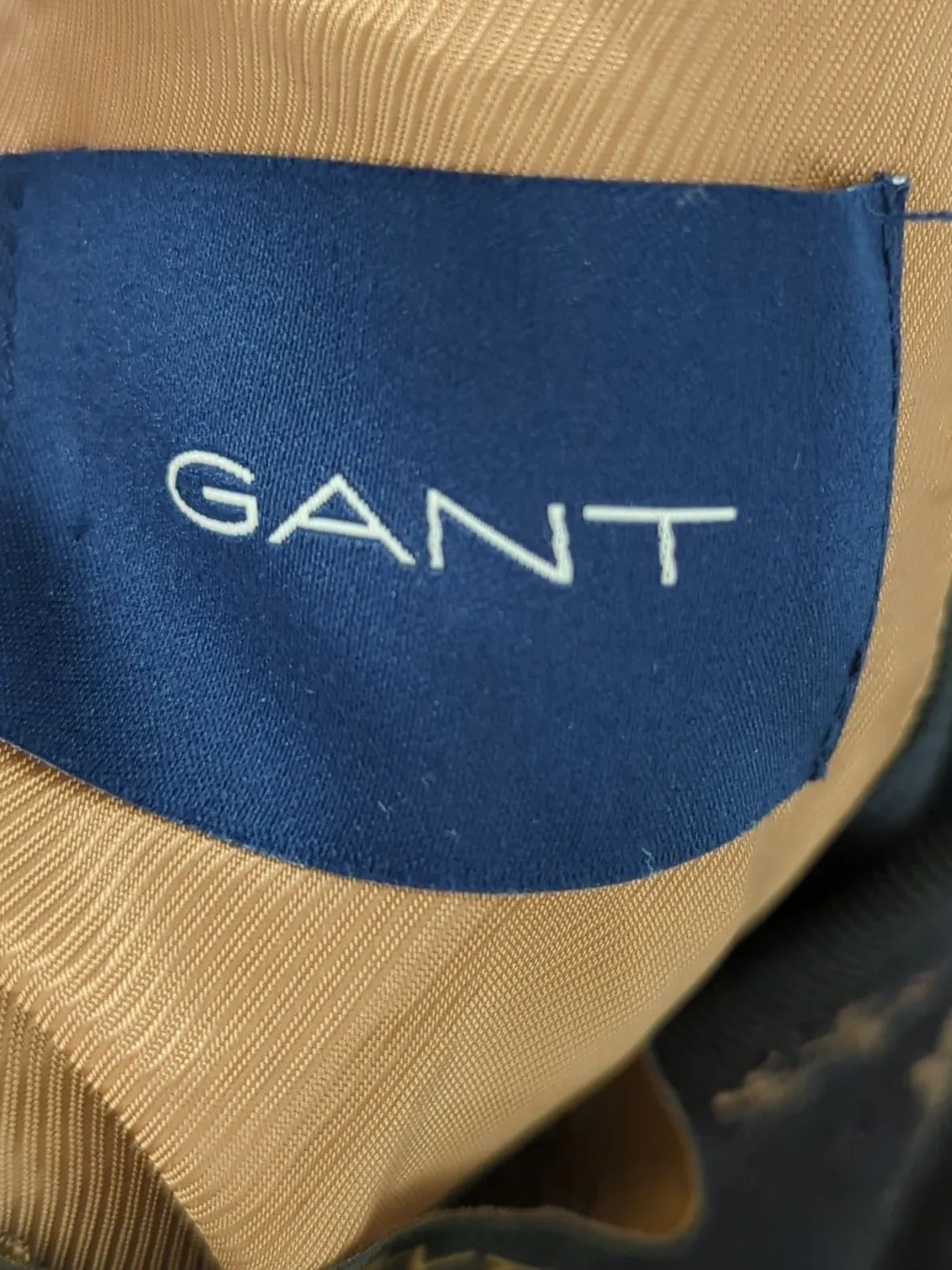 Gant Women's Blazer UK 6 Blue Wool with Other, Polyamide, Polyester