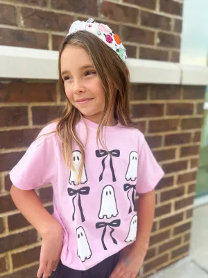 Ghost   Bow Tee // Kids
