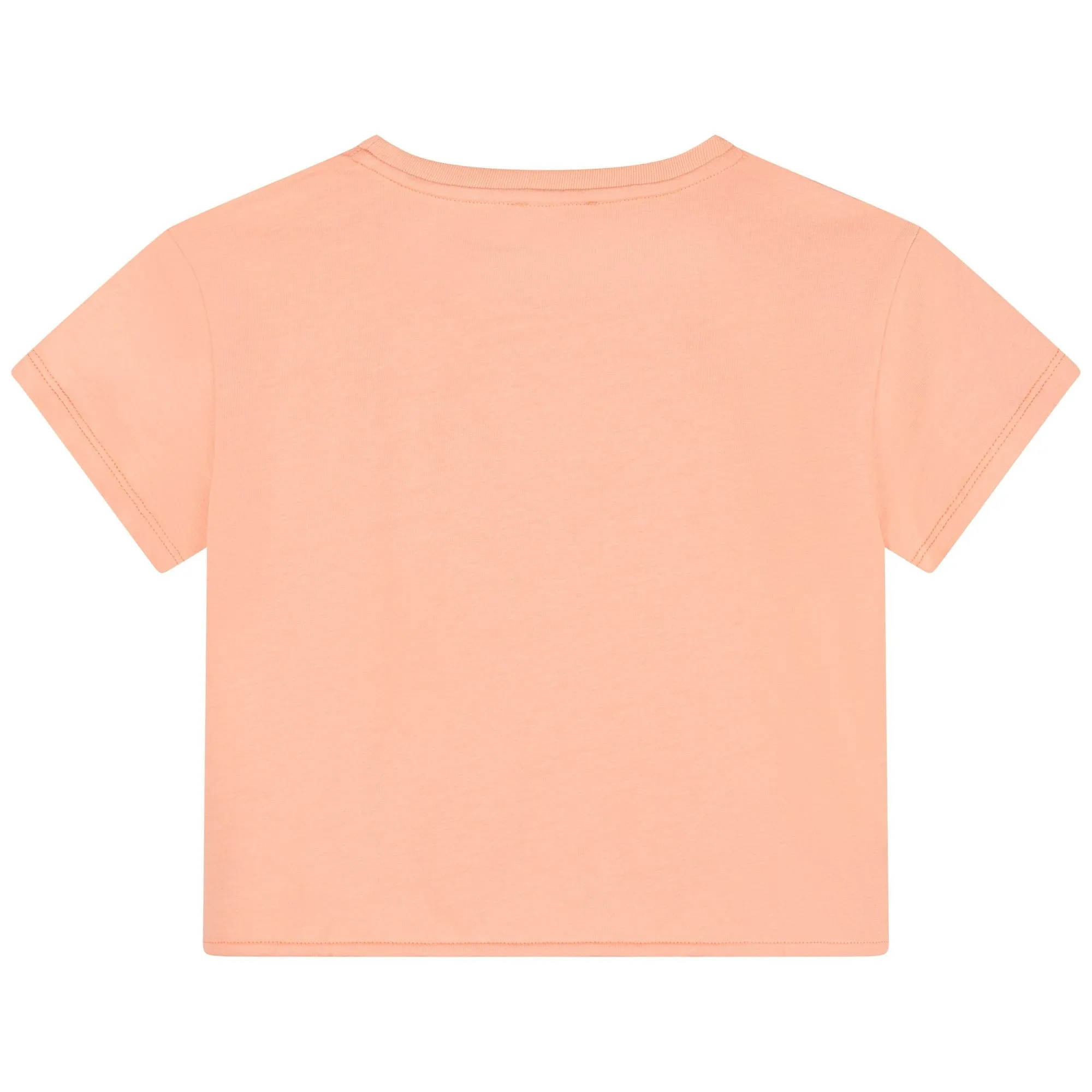 Girls Orange Heart T-Shirt