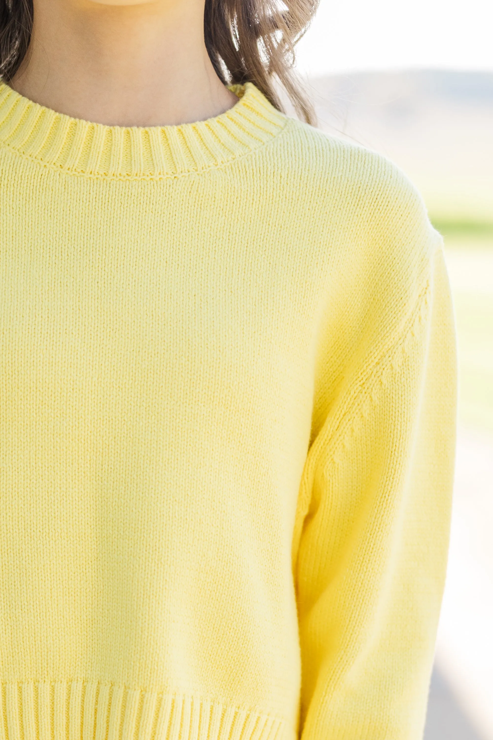Girls: The Lucy Yellow Sweater