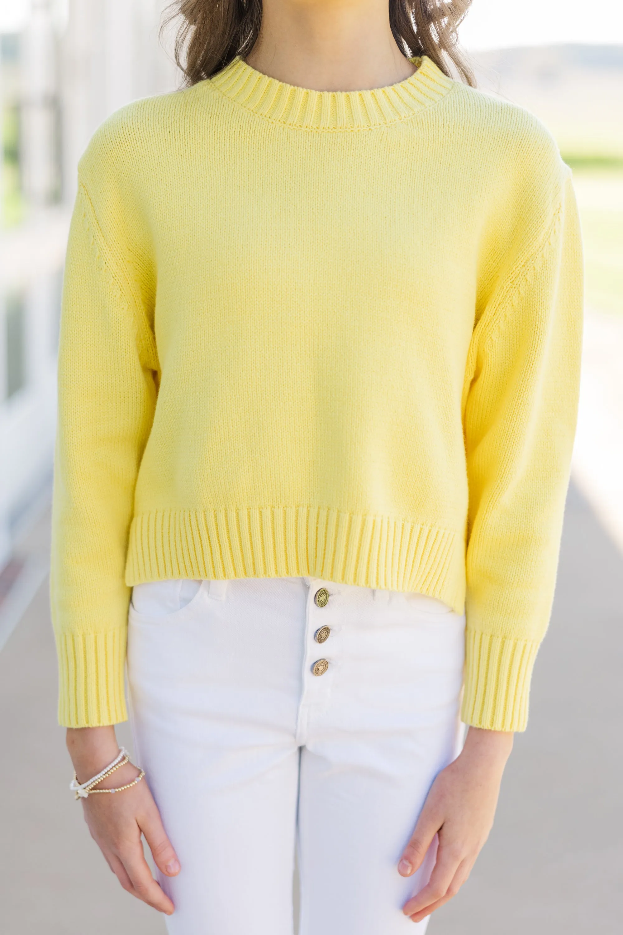 Girls: The Lucy Yellow Sweater